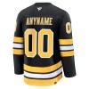 Miesten NHL Boston Bruins Pelipaita Custom 2025-26 Fanatics Premium Koti Musta